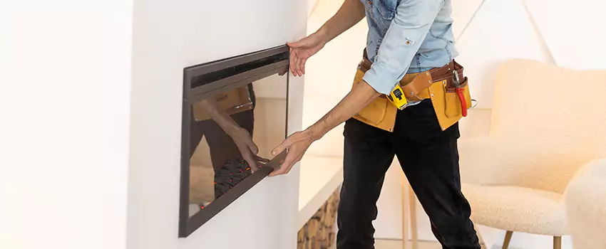 Metal Fireplace Installation in Rancho Palos Verdes, California