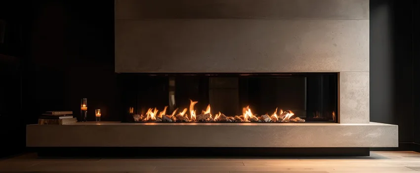 Gas Fireplace Ember Bed Design Services in Rancho Palos Verdes, California