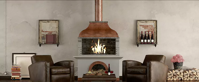 Thelin Hearth Products Providence Pellet Insert Fireplace Installation in Rancho Palos Verdes, CA
