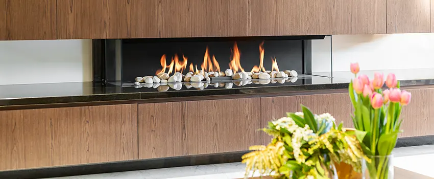 Double-height Fireplace Design Refurbishment in Rancho Palos Verdes, California