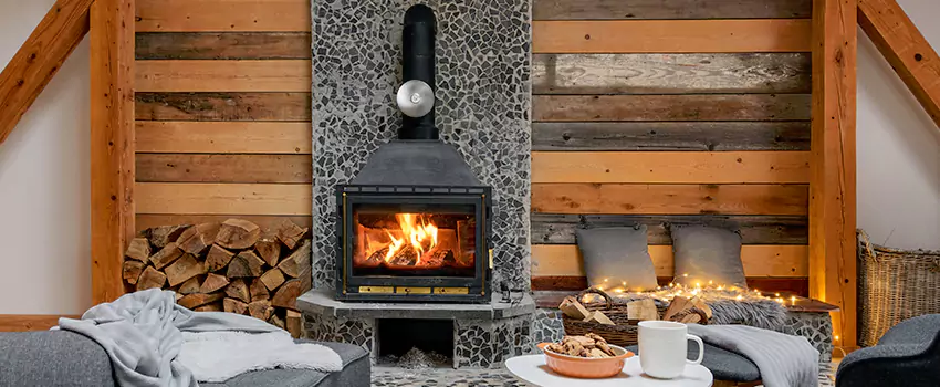 Thelin Hearth Products Direct Vent Gas Stove Fireplace Inspection in Rancho Palos Verdes, California
